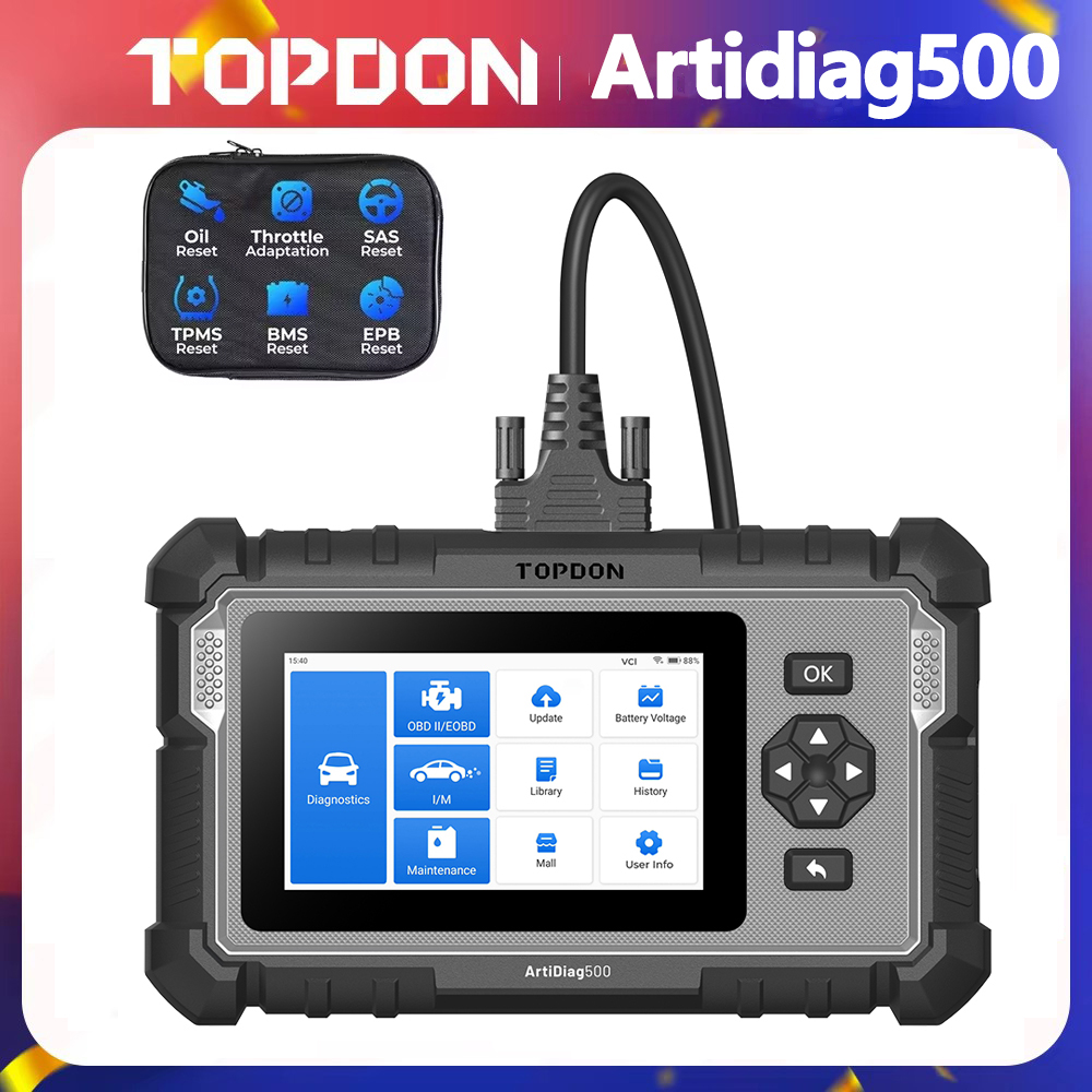 Topdon Tc001 Thermal Camera - Topdon ArtiDiag500 Strumento diagnostico per auto