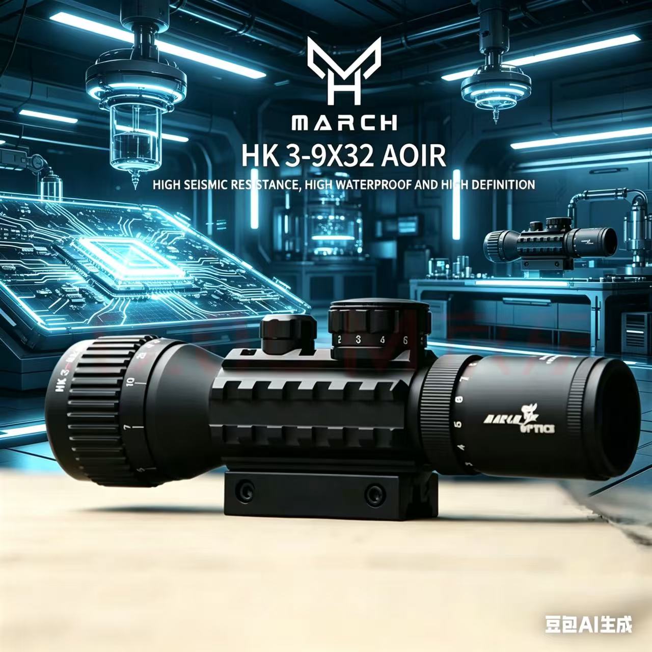 Hunting Thermal Imaging Scope - Mirino tattico BALLISTIC-X Eagle per HK3-9X32AOIR